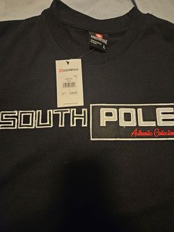 Southpole Black Tee Large