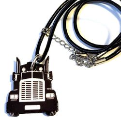 LITTLE TRUCK CHOKER PENDANT THAT MEASURES 1.5X1 INCH