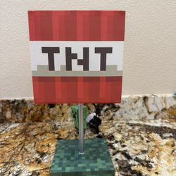 Minecraft TNT Table Lamp