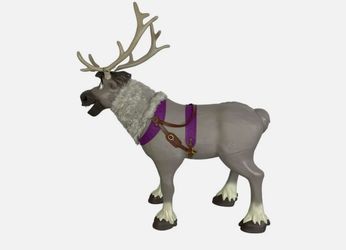 Disney Frozen 2 My Size Playdate Sven Reindeer Ride On Toy with Sounds Life-Size