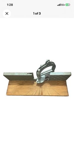 Vintage Sears Craftsman (contact info removed) Miter Box Saw Guide Wood Base Made in USA