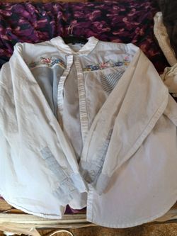 Long sleeve front button blouse.. good condition