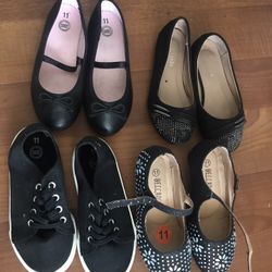 Girls dresses shoes size 11 new ones- lightly used