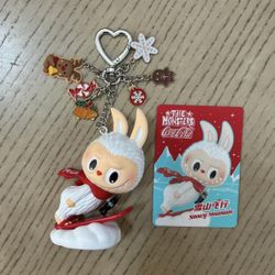 The Monsters Coca Cola Series Handmade Keychain - Snowy Mountain