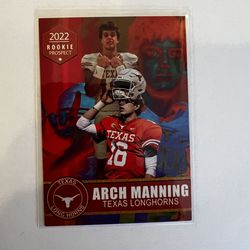 Arch Manning Texas Rookie Mint