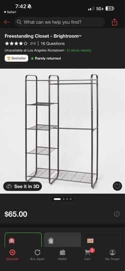 Standing Closet