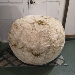 LePouf Carmel Swirl Bean Bag Chair