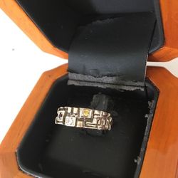 14k Gold Nugget Ring