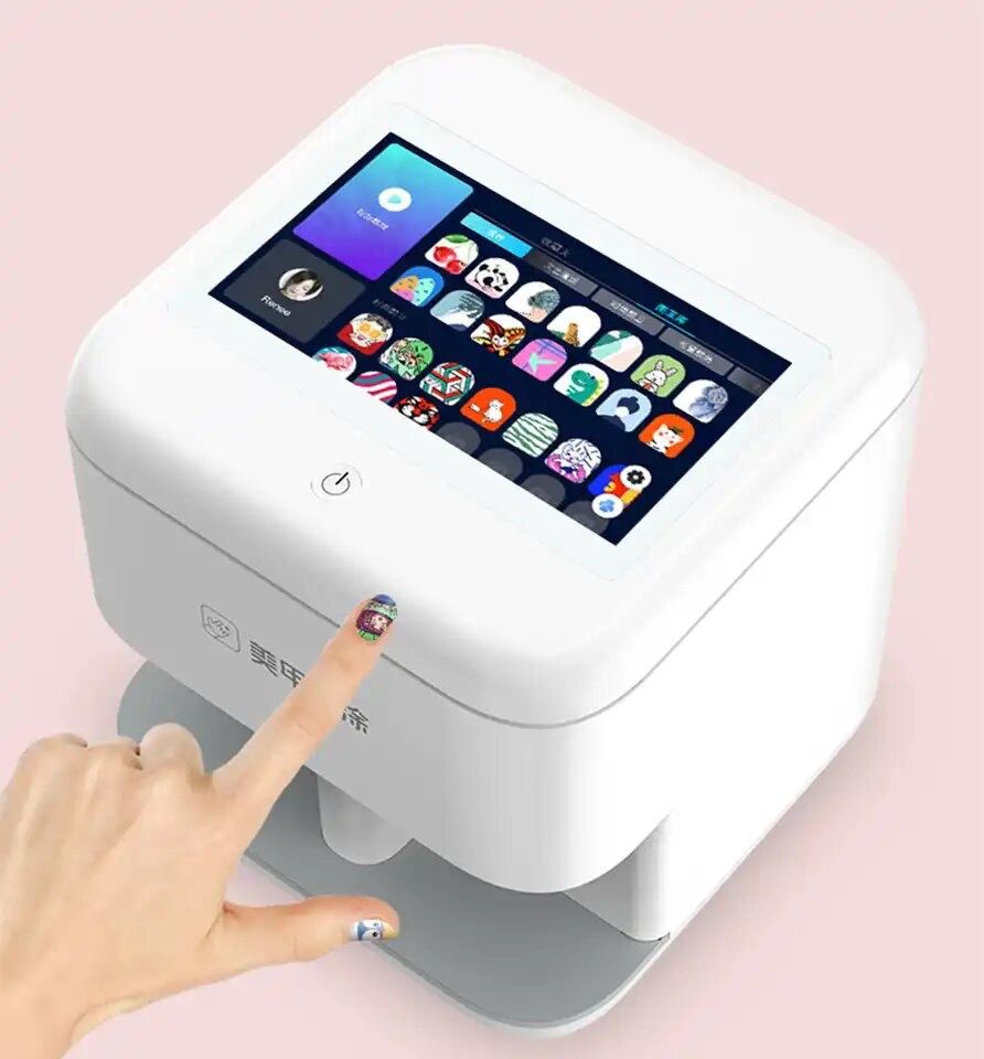 Anjou Smart Wi Fi Nail Printer Fast Printing. Auto Finger Size recognition