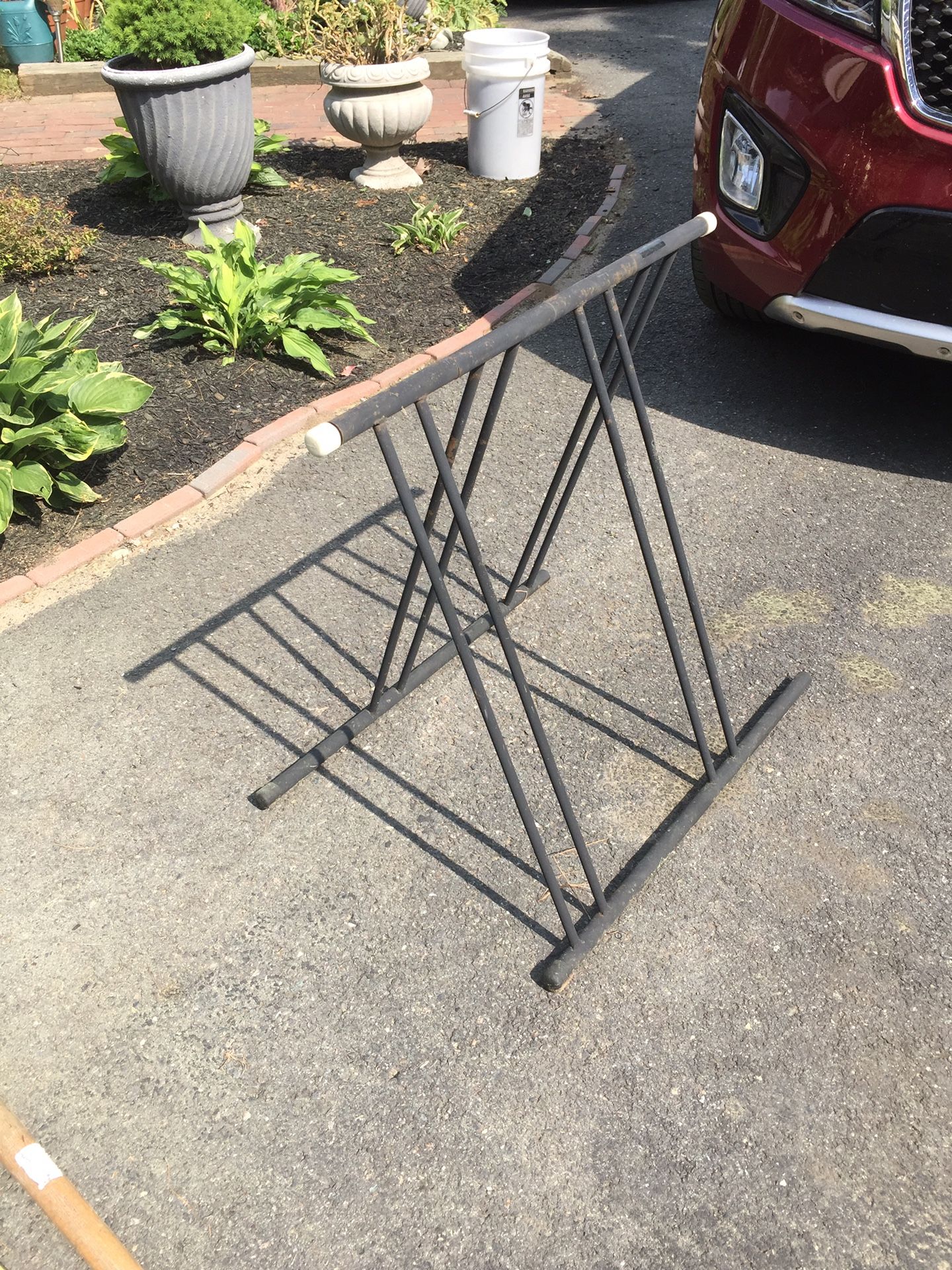 Folding bike rack