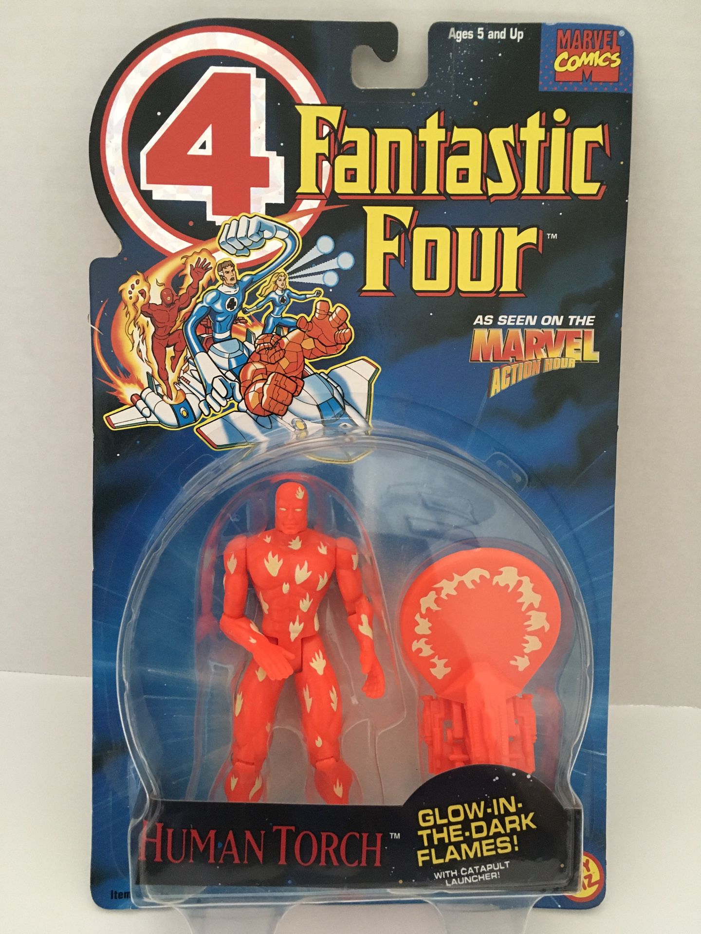Toy Biz 1994 The Fantastic Four Human Torch Figure