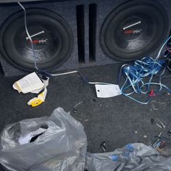 2 10” 600W RMS Subs 