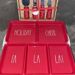 Rae Dunn Christmas Trays/Spreaders