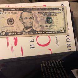 $5 Bill Fancy Serial Number