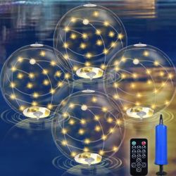 4 Solar Pool Lights