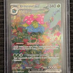 Venusaur ex - 198/165 Pokémon Card SIR