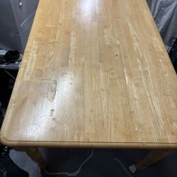 Kitchen or dining room table with four chairs