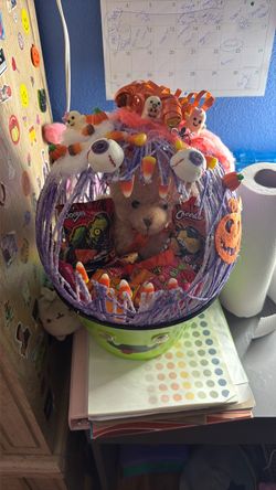 Halloween candy basket