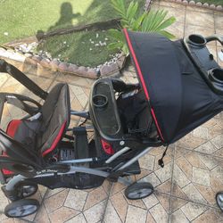 Sit N Stand Double Stroller From Babytrend