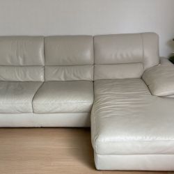 🛋 Genuine Leather Sectional Sofa  🚚 DELIVERY AVAILABLE