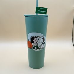 Starbucks X Peanuts Metal Snoopy Stainless Steel Cup 