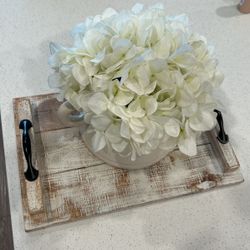 Flower Vase With Flowers Attached 
