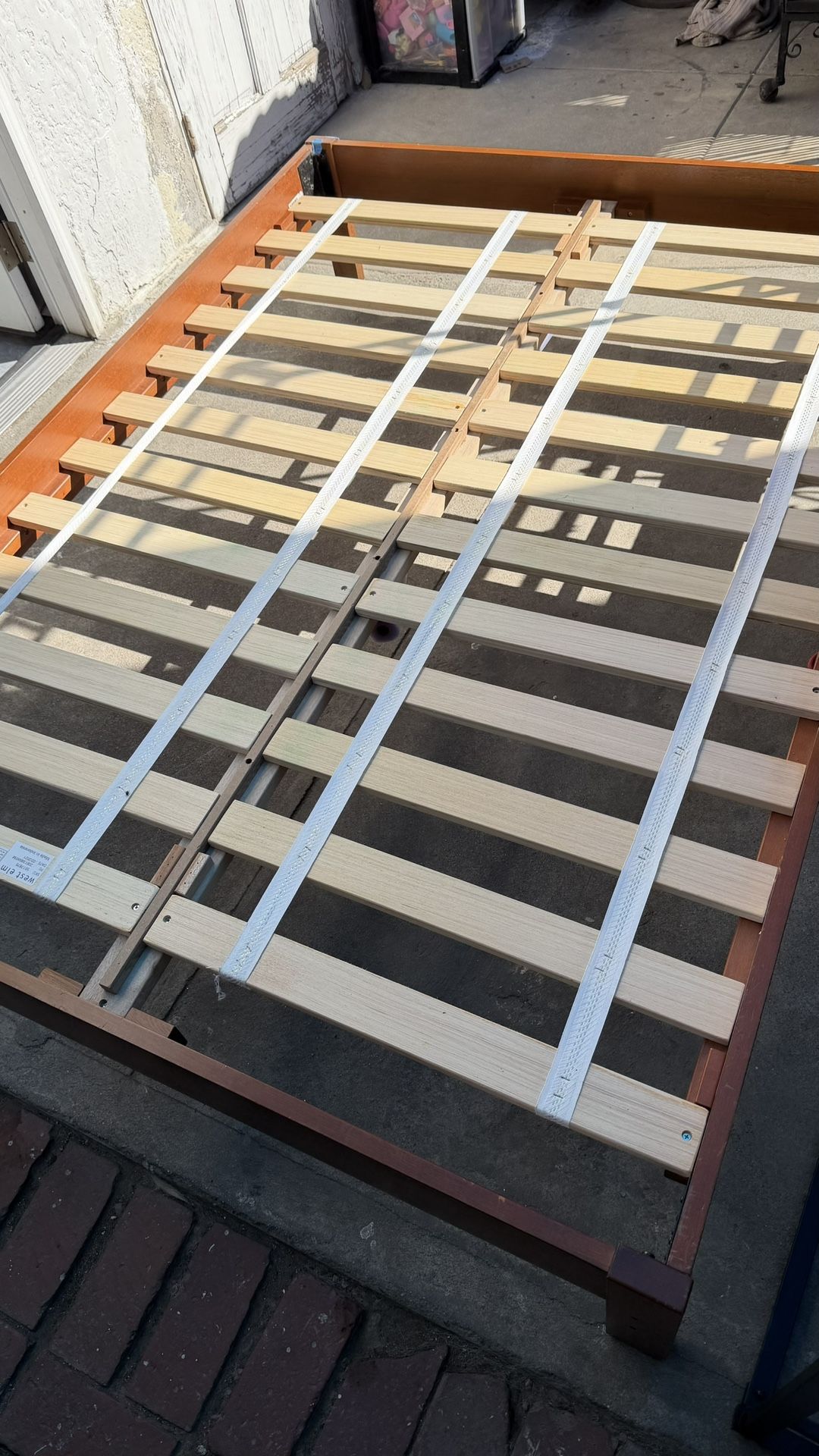Full Size Wooden Bed Frame $60