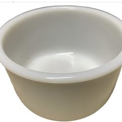 Vintage White Milk Glass Mixing Bowl
