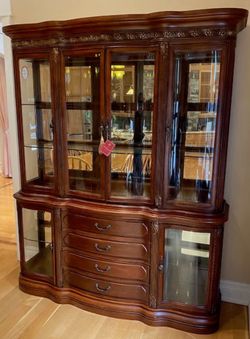 AICO By Michael Amini LA FRANCAISE Cognac China Cabinet