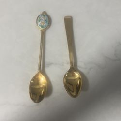 Antique Gold Color Spoons