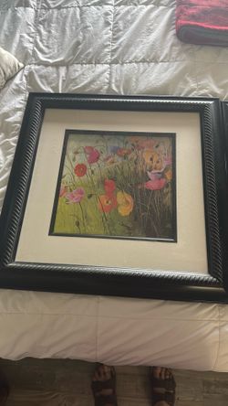 Twin Framed Floral Pictures
