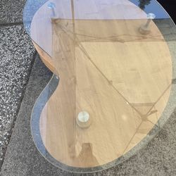 Glass Top Coffee Table 