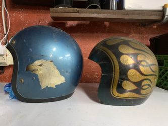 Vintage Motorcycle Helmets