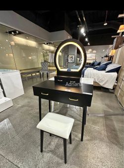 Beautiful! Vanity  available in black or white new in box