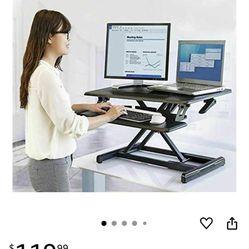 Seville Classics Air Lift Desk Riser