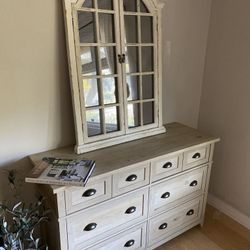 Antique Mirror - Window Pane Style