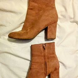 American Eagle Women's Pink and Orange Boots Size 8