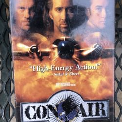 Con Air VHS 1995 John Malkovich Nicolas Cage **SEALED NEW