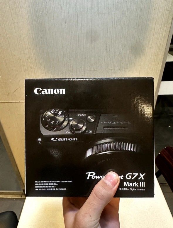 Canon PowerShot G7 X Mark III - 20.1MP Point & Shoot Digital Camera Black New.