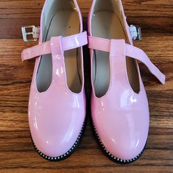 Steve Maddie Pink Girls Dress Shoe