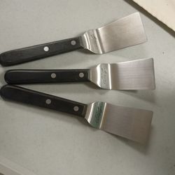 3 Stainless Steel Spatulas by Ateco $10