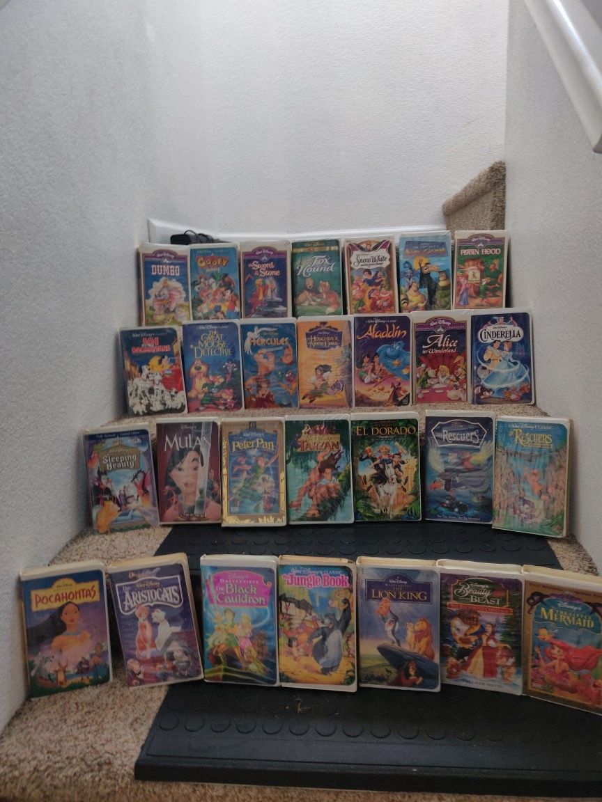Vintage Disney VHS colletion