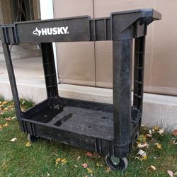 Husky Tool Push Cart On wheels 17" x 34" x 32" tall