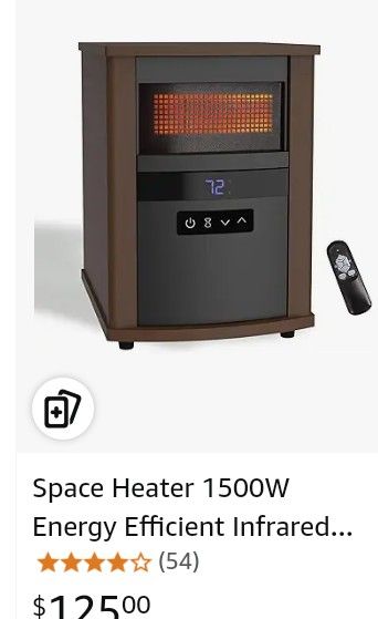 Utilitech Infrared Wood Cabinet Heater