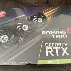 MSI GeForce RTX 3080 Ti GAMING X TRIO 12GB GDDR6X Graphics Card