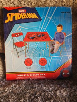 Marvel Spider-Man Kids Table & Chair Set