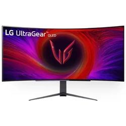 LG - UltraGear 45" OLED Curved WQHD 240Hz 0.03ms FreeSync