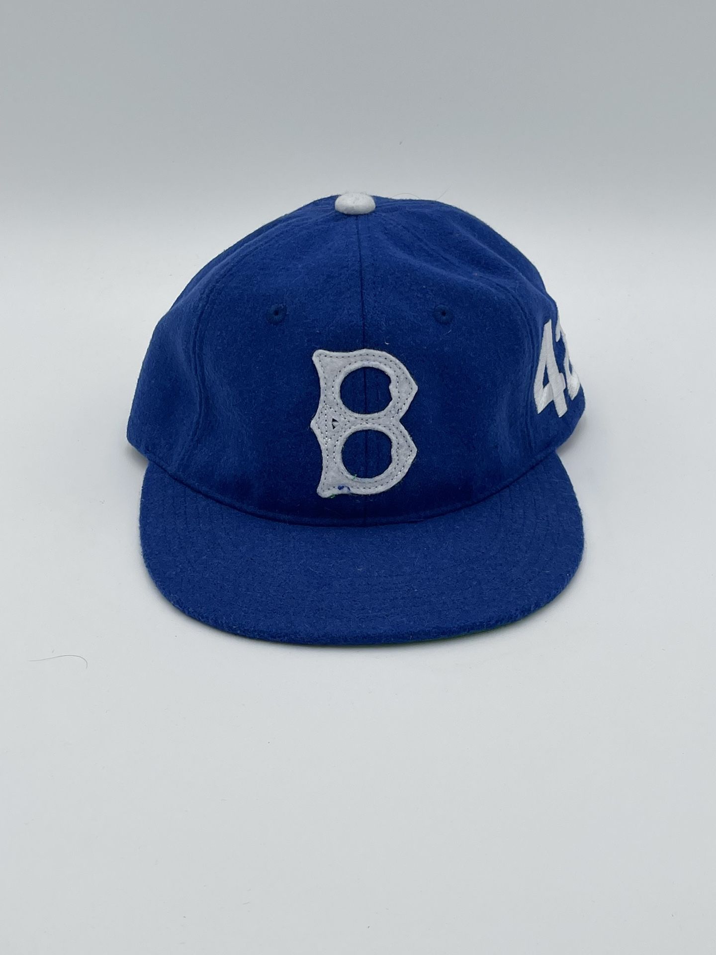 Jackie Robinson 42 Blue Felt Hat Los Angeles Dodgers SGA 4/15/24 Giveaway Promo