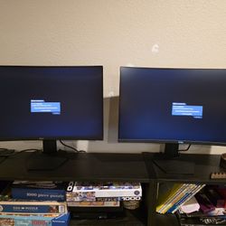 Two Dell S2722DGM Monitors