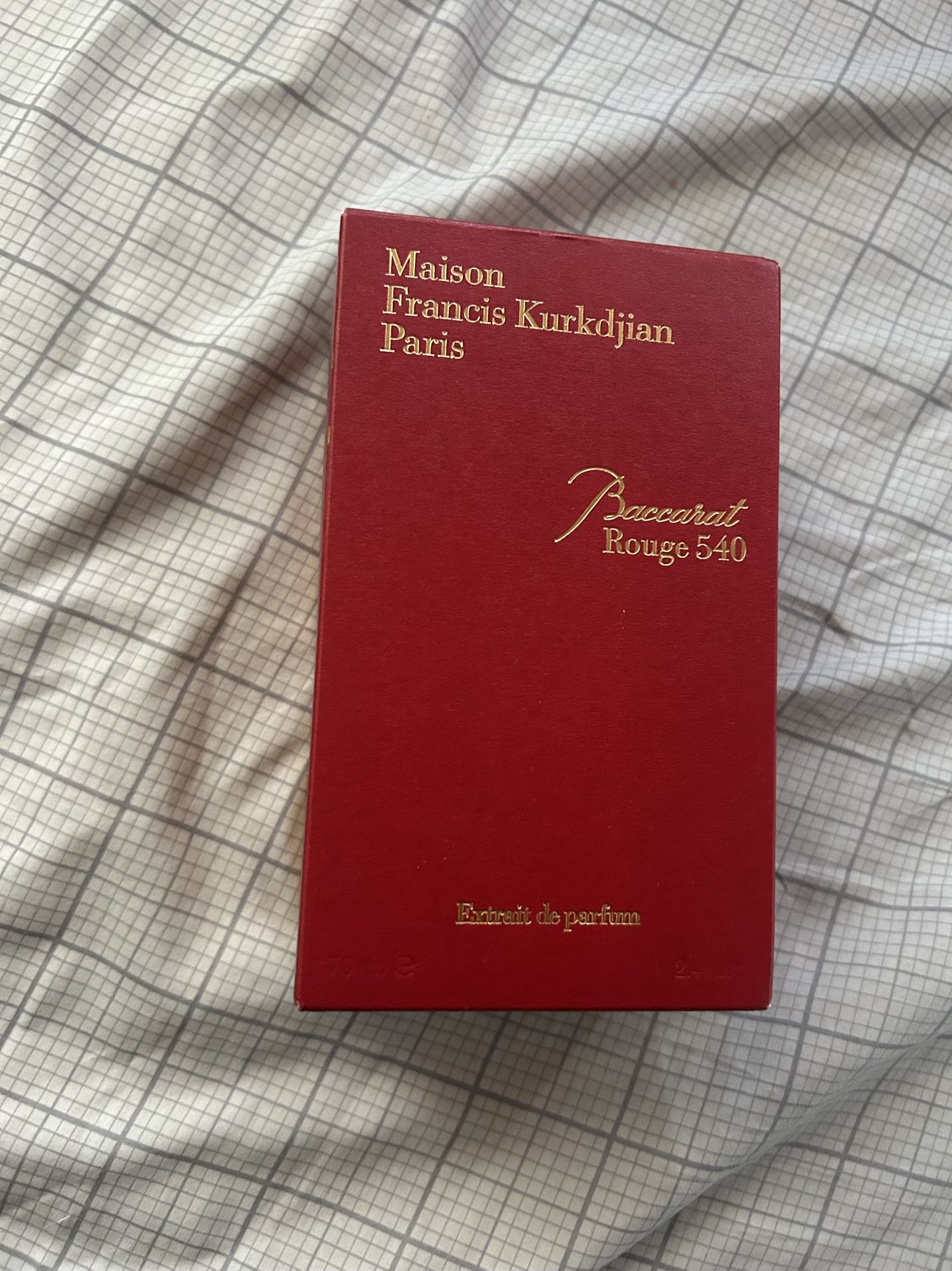 Maison Francis Kurkdjian Paris Baccarat Rouge 540
